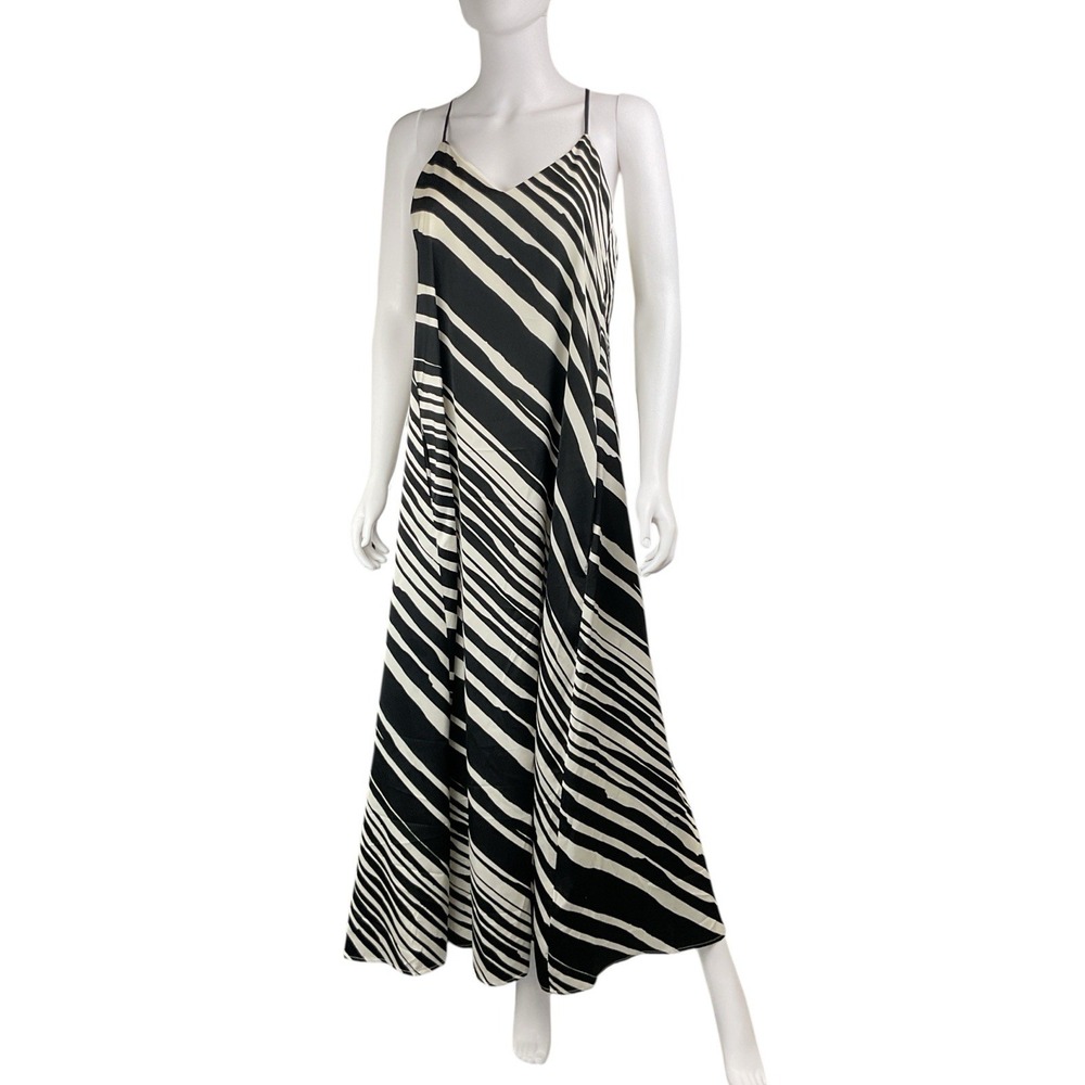 Nicole Miller Palma‎ Satin Maxi Dress Women's